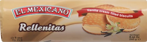 El Mexicano® Biscuit Rellenitas de Vanilla Perspective: front