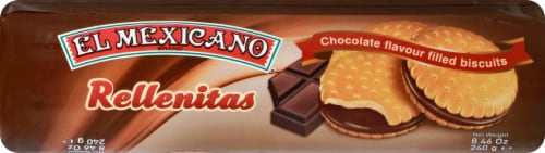El Mexicano® Biscuit Rellenitas de Chocolate Perspective: front