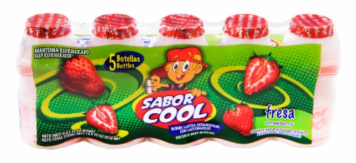 Sabor Cool Fresa Strawberry Yogurt Drinks, 5 ct / 2.1 fl oz - Kroger