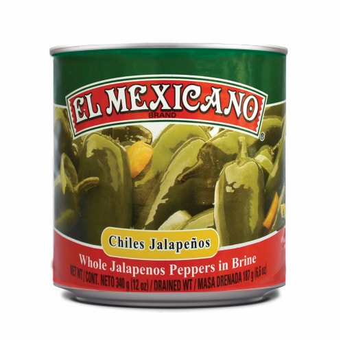 El Mexicano® Whole Jalapenos Perspective: front