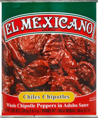 El Mexicano® Whole Chipotle Peppers in Adobo Sauce Perspective: front