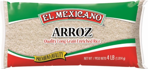 El Mexicano Long Grain Rice Perspective: front
