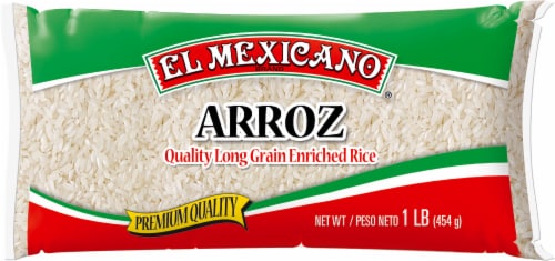 El Mexicano® Arroz Long Grain Enriched Rice Perspective: front