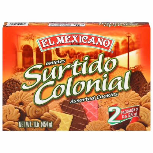 El Mexicano Surtido Colonial Cookies Perspective: front