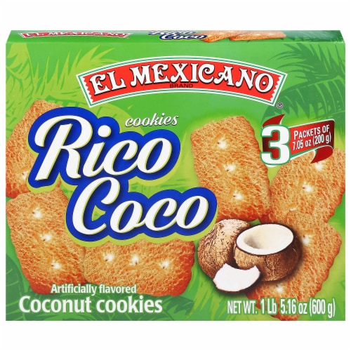 El Mexicano® Rico Coco Coconut Cookies Perspective: front