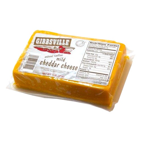 Gibbsville Mild Cheddar Cheese Perspective: front