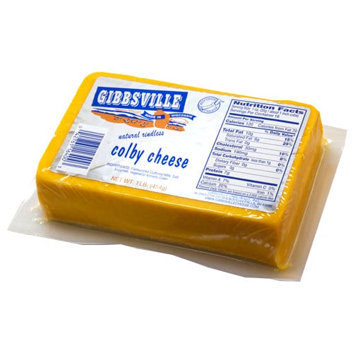 Gibbsville Colby Cheese Perspective: front