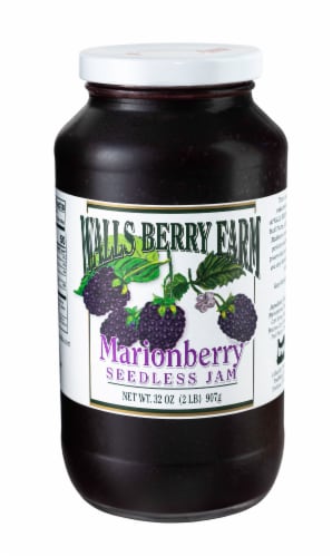 Walls Berry Farm Marionberry Seedless Jam Perspective: front