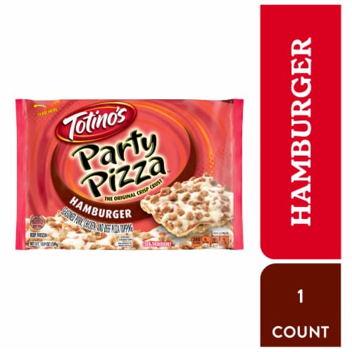 Totino's™ Hamburger Frozen Party Pizza™ Perspective: front