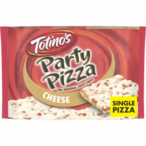 Totino's Party Pizza Cheese Flavored Frozen Snacks Perspective: front