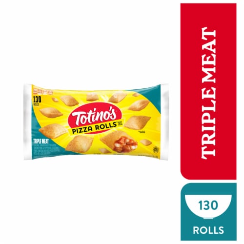 Totino's Pizza Rolls Triple Meat Flavored Frozen Snacks Perspective: front