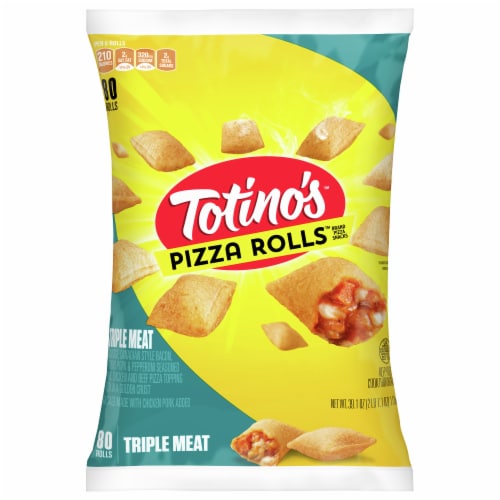 Totino's™ Triple Meat Frozen Pizza Rolls Perspective: front