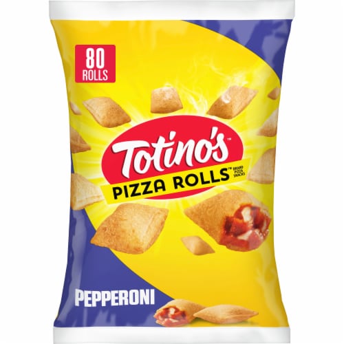 Totino's Pepperoni Flavored Frozen Pizza Rolls, 80 ct / 0.49 oz