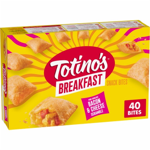 Totino's Bacon and Cheese Scramble Breakfast Snack Bites Perspective: front