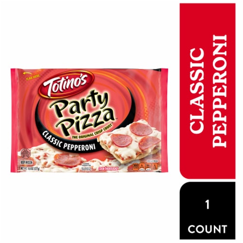 Totino's™ Frozen Classic Pepperoni Party Pizza Perspective: front