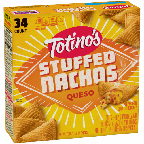 Totino's Queso Stuffed Nachos Perspective: front