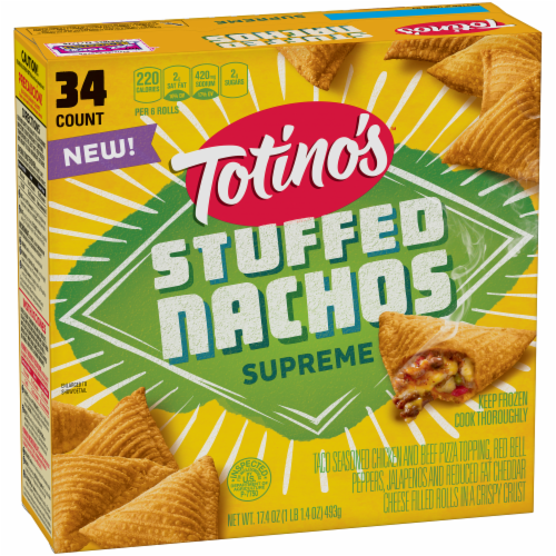Totino's Supreme Stuffed Nachos Perspective: front