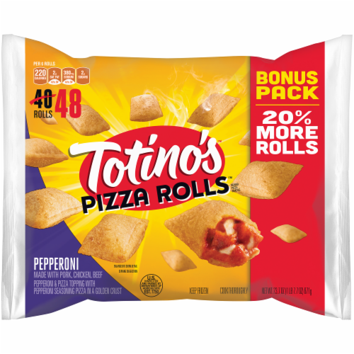Totino's Pepperoni Pizza Rolls Perspective: front
