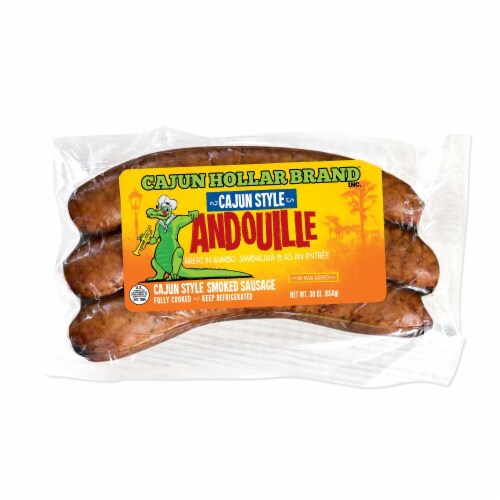 Cajun Hollar Andouille Cajun Style Smoked Sausage 30 oz Kroger