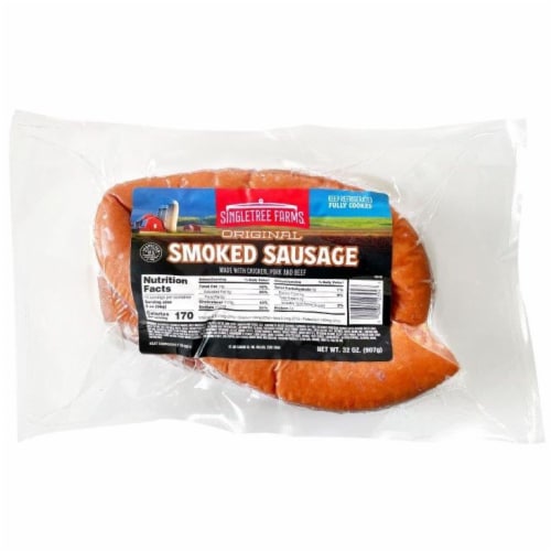 Singletree Farms Smoked Sausage Rope Perspective: front