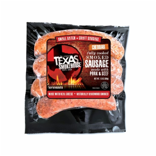 Texas Smokehouse® Lomghorn Cheddar Links Perspective: front