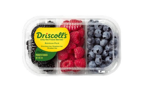 Driscoll’s Rainbow Pack Fresh Blackberries Blueberries & Raspberries