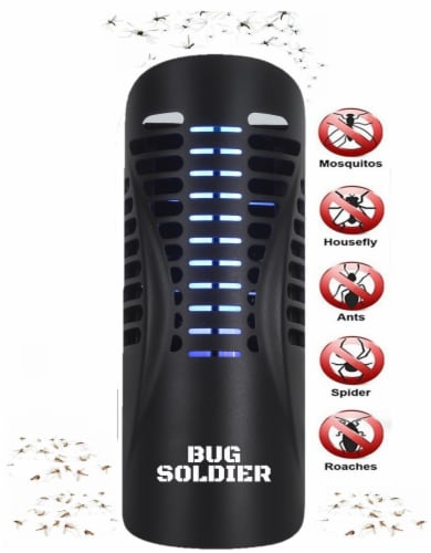 BugSoldier STICK 'EM Mosquito Fly Fruit Flies Glue Trap Pest Catcher UV Light Perspective: front
