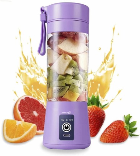 Portable Blender, Type-C Rechargeable Travel Juicer Cup Electric