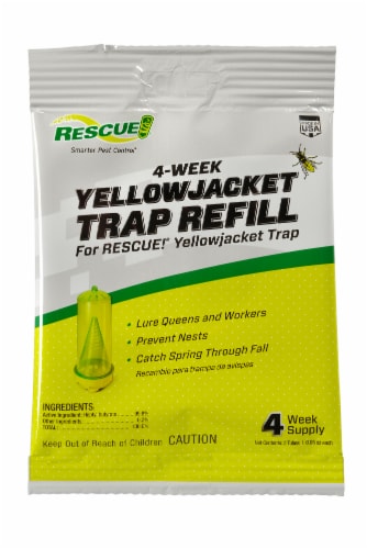 Rescue!® 4-Week Yellowjacket Trap Refill Perspective: front