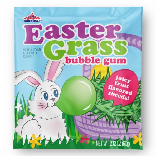 Carousel® Easter Grass Bubble Gum Perspective: front