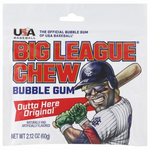 Big League Chew® Outta Here Original™ Bubble Gum Perspective: front