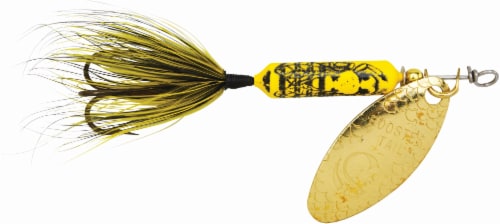 Yakima Wordens Rooster Tail FIshing Tackle - Bumblebee Perspective: front