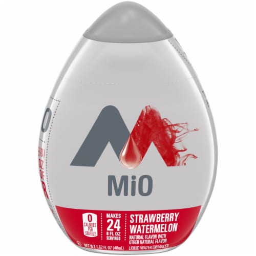 MiO Strawberry Watermelon Liquid Water Enhancer Water Flavoring Drink Mix Perspective: front