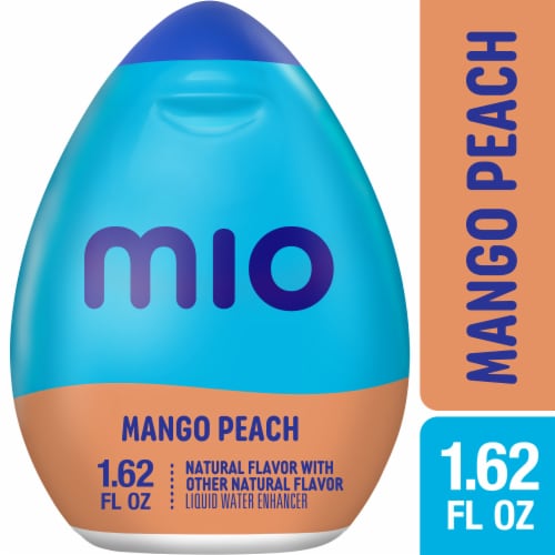 Mio Mango Peach Naturally Flavored Liquid Water Enhancer Perspective: front