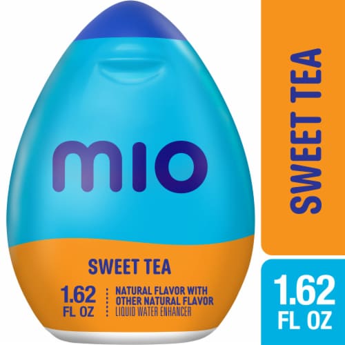MiO Sweet Tea Liquid Water Enhancer Water Flavoring Drink Mix 1.62 fl. oz. Bottle Perspective: front