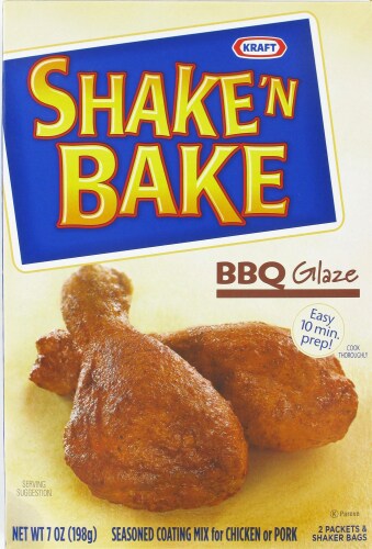 Shake'N Bake Barbecue Glaze Coating Mix Perspective: front