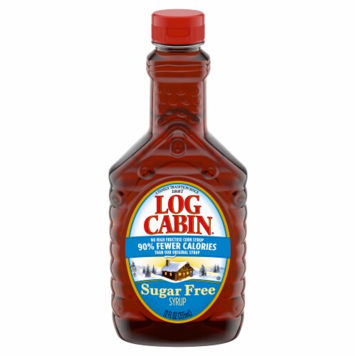 Log Cabin Sugar Free Pancake Syrup Perspective: front