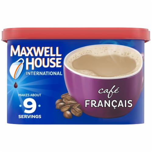 Maxwell House International Café Francais Instant Coffee Perspective: front