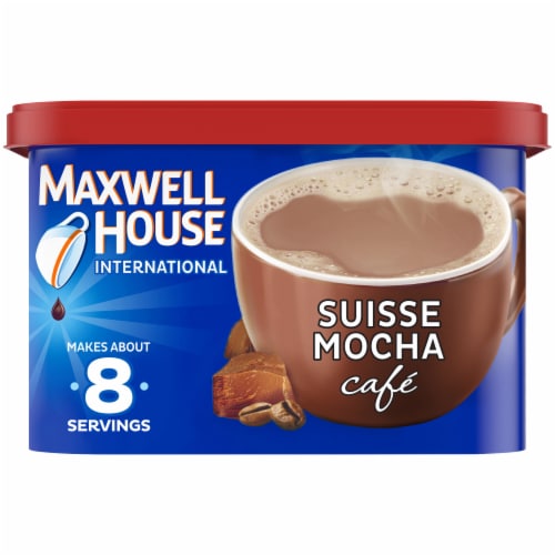 Maxwell House International Suisse Mocha Café Instant Coffee Perspective: front