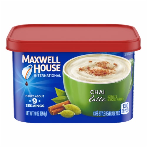 Maxwell House International Chai Latte Café-Style Beverage Mix Perspective: front