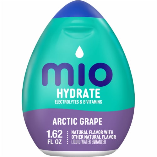 Mio Sport Artic Grape Naturally Flavored Liquid Water Enhancer with Electrolytes & B Vitamins Perspective: front