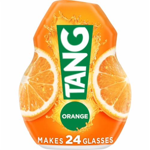 Tang Orange Artificially Flavored Liquid Soft Drink Mix, Bottle Perspective: front