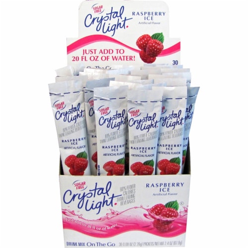 Kraft On-The-Go Mix Sticks .08oz 30/BX Raspberry Ice 7980 Perspective: front