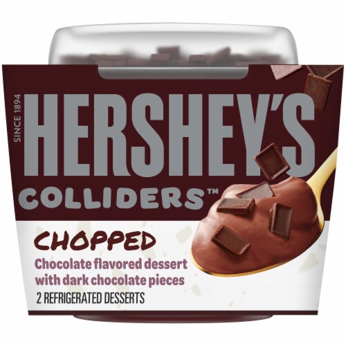 COLLIDERS™ Chopped HERSHEY’S Chocolate Refrigerated Dessert, Pack Perspective: front