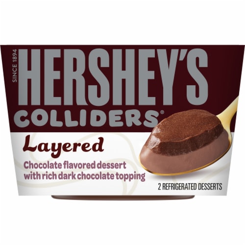 Hershey's Colliders Layered Chocolate Pudding Perspective: front