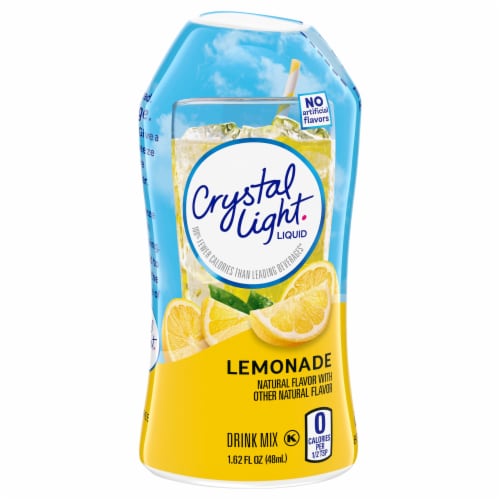 Crystal Light Liquid Lemonade Drink Mix Perspective: front