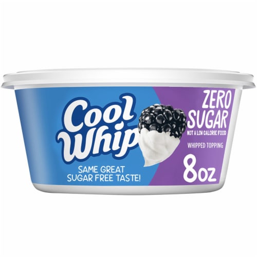 Cool Whip Zero Sugar Whipped Cream Topping Perspective: front