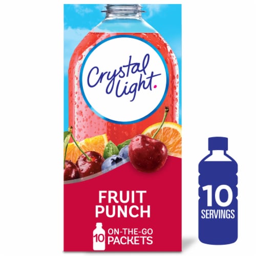 Crystal Light Fruit Punch Artificially Flavored Powdered Drink Mix, 6 ct  Pitcher Packets