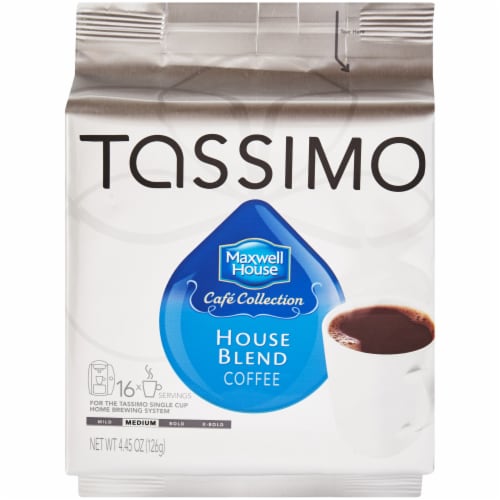 Tassimo Maxwell House Cafe Collection House Blend Medium Coffee T Discs, 16  ct - Kroger