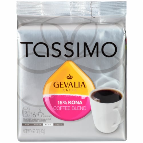 Tassimo Gevalia 15% Kona Coffee Blend T Discs, 16 ct - Gerbes